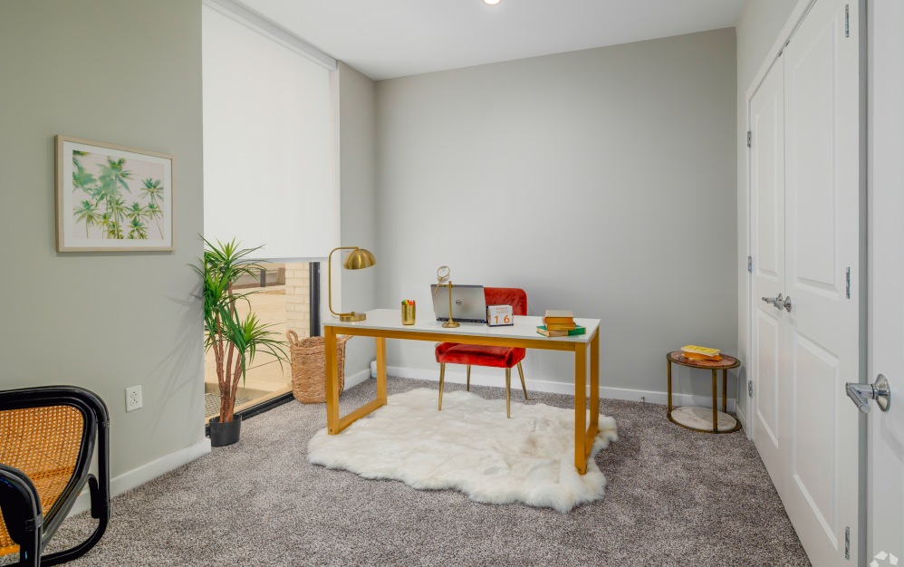 Van Gogh - 2 bedroom floorplan layout with 1 bathroom and 850 square feet (Bedroom 2)